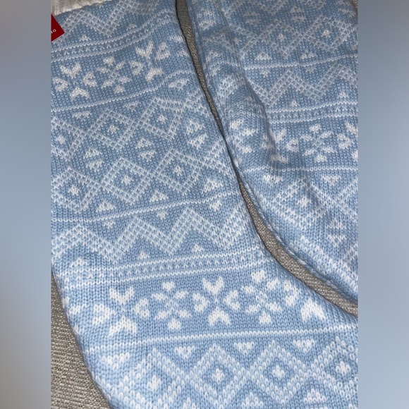 Blue and White Christmas Stockings - Picture 3 of 3